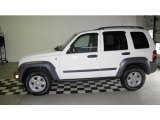 2005 Stone White Jeep Liberty Sport 4x4 #12688486