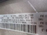 2018 Pacifica Color Code for Molten Silver - Color Code: PTE