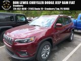 2019 Velvet Red Pearl Jeep Cherokee Latitude Plus 4x4 #127108161