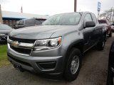 2018 Satin Steel Metallic Chevrolet Colorado WT Extended Cab #127129936