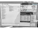 2018 Mercedes-Benz G 550 Window Sticker
