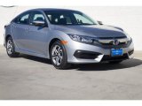 2018 Lunar Silver Metallic Honda Civic LX Sedan #127165015