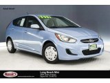 Clearwater Blue Hyundai Accent in 2012