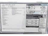 2018 Mercedes-Benz GLS 63 AMG 4Matic Window Sticker
