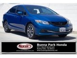 2015 Dyno Blue Pearl Honda Civic EX Sedan #127202189