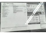 2018 Mercedes-Benz GLA 250 Window Sticker