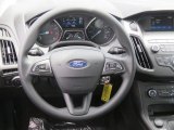 2018 Ford Focus S Sedan Steering Wheel
