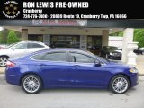 2016 Deep Impact Blue Metallic Ford Fusion SE AWD #127230944