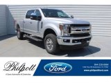 2018 Ingot Silver Ford F250 Super Duty XLT Crew Cab 4x4 #127252877