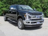 2018 Shadow Black Ford F350 Super Duty Lariat Crew Cab 4x4 #127334620