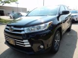 2018 Midnight Black Metallic Toyota Highlander XLE AWD #127360023