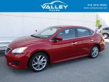 2013 Red Brick Nissan Sentra SV #127359846