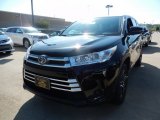 2018 Midnight Black Metallic Toyota Highlander LE #127378300