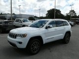 2018 Bright White Jeep Grand Cherokee Limited #127378348