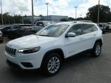 2019 Bright White Jeep Cherokee Latitude #127378363