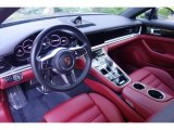 2017 Porsche Panamera 4S Black/Bordeaux Red Interior