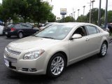 2009 Gold Mist Metallic Chevrolet Malibu LTZ Sedan #12709218