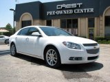 2009 Summit White Chevrolet Malibu LTZ Sedan #12730554