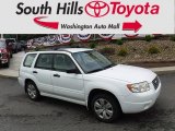 2008 Aspen White Subaru Forester 2.5 X #127461125