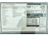2018 Mercedes-Benz S 450 Sedan Window Sticker