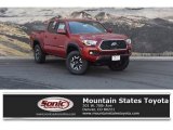 2018 Barcelona Red Metallic Toyota Tacoma TRD Off Road Double Cab 4x4 #127486169