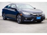 2018 Cosmic Blue Metallic Honda Civic EX-T Sedan #127486352