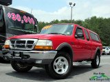 Bright Red Ford Ranger in 1999