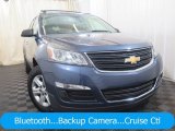 2014 Atlantis Blue Metallic Chevrolet Traverse LS #127486433