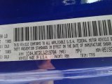 2018 Wrangler Unlimited Color Code for Ocean Blue Metallic - Color Code: PBM