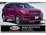 2017 Serrano Red Hyundai Santa Fe Sport FWD #127520898