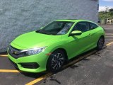 2018 Honda Civic LX-P Coupe Front 3/4 View