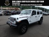 2018 Bright White Jeep Wrangler Unlimited Rubicon 4x4 #127548009