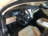 2016 Tesla Model S 90D Tan Interior