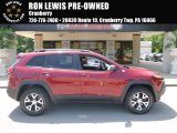 2015 Deep Cherry Red Crystal Pearl Jeep Cherokee Trailhawk 4x4 #127590806