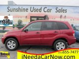 2003 Impulse Red Toyota RAV4  #127617586