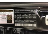 2018 GLE Color Code for Obsidian Black Metallic - Color Code: 197