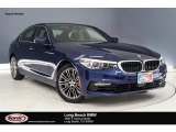2018 Mediterranean Blue Metallic BMW 5 Series 540i Sedan #127617743