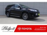 2018 Midnight Black Metallic Toyota Highlander XLE #127689167