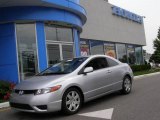 2007 Alabaster Silver Metallic Honda Civic LX Coupe #12710272