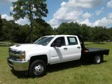 2018 Summit White Chevrolet Silverado 3500HD Work Truck Crew Cab 4x4 Chassis #127776792