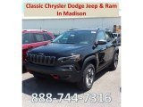 2019 Diamond Black Crystal Pearl Jeep Cherokee Trailhawk 4x4 #127836087