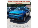 2018 Laser Blue Pearl Jeep Compass Latitude 4x4 #127836079