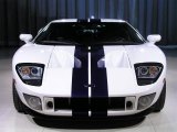 2006 Ford GT  2006 Ford GT, Centennial White/Sonic Blue  / Ebony Black Leather, Front