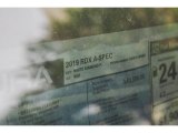 2019 Acura RDX A-Spec Window Sticker