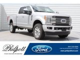 2018 Ingot Silver Ford F250 Super Duty Platinum Crew Cab 4x4 #127889814