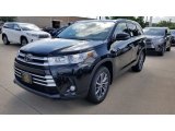 2018 Midnight Black Metallic Toyota Highlander XLE AWD #127906711