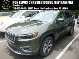 2019 Olive Green Pearl Jeep Cherokee Limited 4x4 #127972216