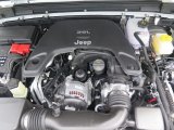 2018 Jeep Wrangler Sport 4x4 3.6 Liter DOHC 24-Valve VVT V6 Engine