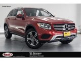 designo Cardinal Red Metallic Mercedes-Benz GLC in 2018