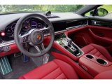 2018 Porsche Panamera 4S Black/Bordeaux Red Interior